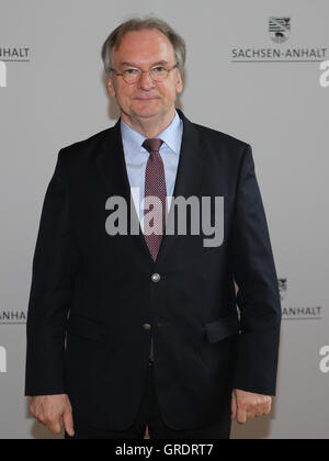 Dr.Reiner Haseloff Cdu Ministro Presidente del Land Sassonia-Anhalt Foto Stock