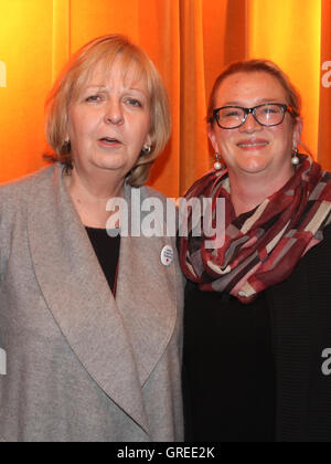 Hannelore Kraft Spd Ministro Presidente della Renania settentrionale-Vestfalia,Katrin Budde Spd Presidente Sassonia-Anhalt Foto Stock