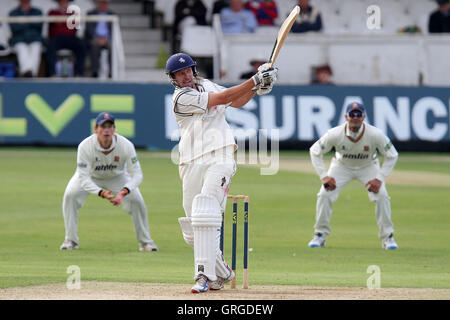 Martin van Jaarsveld in azione di ovatta per Kent - Kent CCC vs Essex CCC - LV County Championship Division due Cricket - 31/08/11 Foto Stock