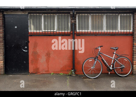 Il famoso spogliatoio il blocco alla East Marsh, Hackney Marshes è utilizzato per l'ultima volta. L'edificio è programmata per demolitio Foto Stock