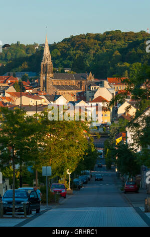 Moselle (57), Ville de Forbach, rue Bauer // Francia, della Mosella (57), Forbach town, Bauer street Foto Stock