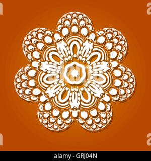 Vettore orientali pattern con arabesque ed elementi floreali. Ornamento tradizionale. Vettore Illustrazione Vettoriale