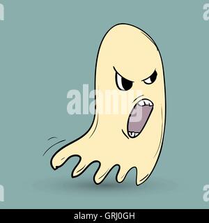 Funny monster. Adatto per bambini storie e racconti. Vettore Illustrazione Vettoriale