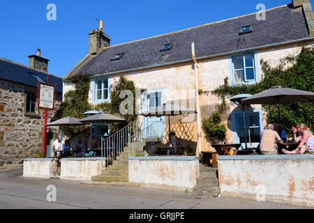 Kimberly Inn a Findhorn villaggio sulla costa di Moray, Grampian, Scozia Foto Stock