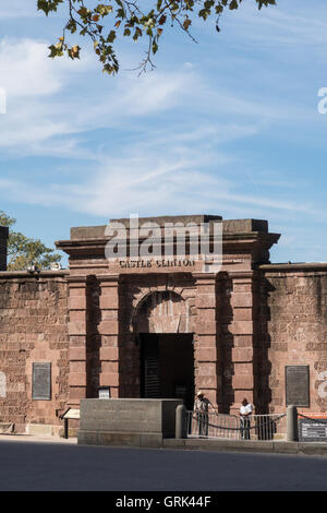 Castle Clinton National Monument in Battery Park, New York, Stati Uniti d'America Foto Stock