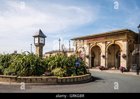 Vittoriano Stazione ferroviaria a Cambs REGNO UNITO Foto Stock