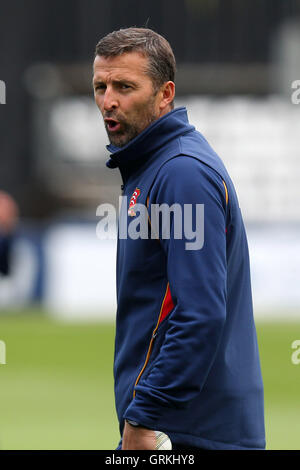 Essex head coach Paolo Grayson - Essex Eagles vs Sri Lanka - 50-over Tour corrispondono all'Essex County Ground, Chelmsford - 13/05/14 Foto Stock