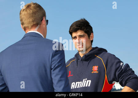 Alastair Cook di Essex e Inghilterra - Essex CCC Premere giorno presso l'Essex County Ground, Chelmsford - 01/04/14 Foto Stock