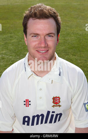 Tim Phillips di Essex CCC nella contea di LV Campionato Kit - Essex County Cricket Club premere giorno presso l'Essex County Ground, Chelmsford Essex - 02/04/13 Foto Stock