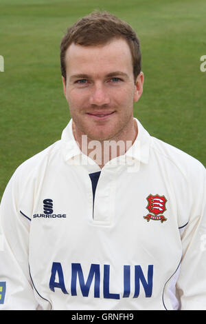 Tim Phillips di Essex in posa per una foto singola - Essex CCC Premere giorno presso la Ford County Ground - 07/04/10 Foto Stock