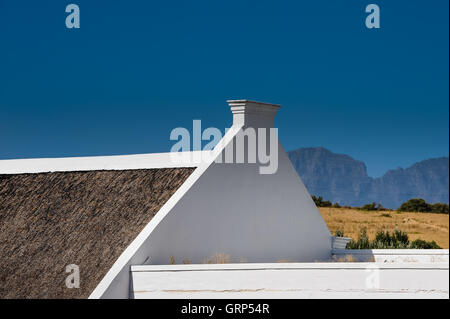 Stellenbosch è situato a circa 50 km ad est di Città del Capo, Sud Africa. Una visita a una delle numerose cantine in questa regione. Foto Stock