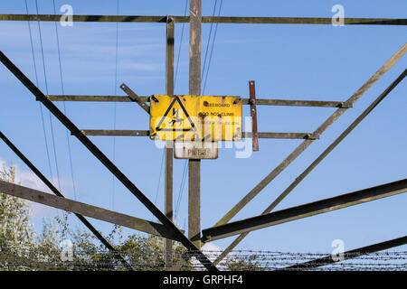 Leybourne Lakes Country Park, un ex sabbia e ghiaia che lavorano in Kent, Inghilterra, Regno Unito ed ora una rigenerata sito brownfield Foto Stock