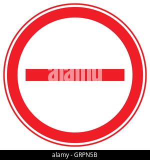 Restrizione stampabile, cartelli di divieto, proibitivo segnaletica stradale Illustrazione Vettoriale