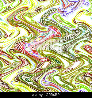 Abstract di colorazione di sfondo astratto a gradiente con visual matita colorata,ondata,poolar coordinate e cubismo effetti Foto Stock