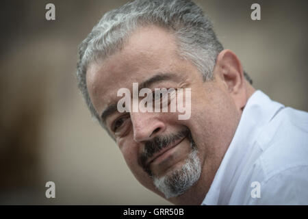 Roma, Italia. 07Th Sep, 2016. Terranova Marco del consiglio comunale di Roma del movimento 5 stelle (M5S) durante l' audizione del sindaco di Roma Virginia raggi e dell'ambiente, Paola Muraro. Il sindaco di Roma Virginia raggi non vende attualmente sul caso dell'Assessore all'ambiente Paola Muraro dopo un accorto della magistratura e nonostante le pressioni di Cricket e vertici di 5 stelle di movimento (M5S). © Andrea Ronchini/Pacific Press/Alamy Live News Foto Stock