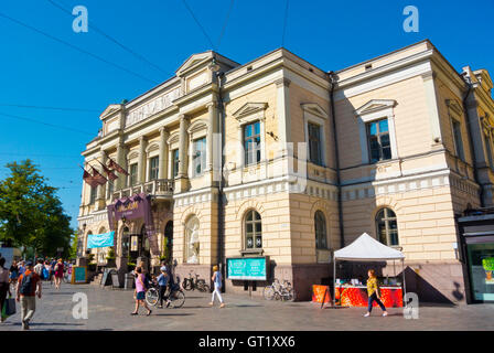 Vanha ylioppilastalo, la vecchia casa di studenti, Aleksanterinkatu, Helsinki, Finlandia Foto Stock