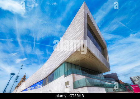 Museo di Liverpool progettato da 3XN architetti. Pier Head Liverpool Foto Stock