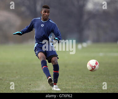 Hoxton Volpi vs Eureka - Hackney & Leyton League a est di palude, Hackney - 04/01/09 Foto Stock