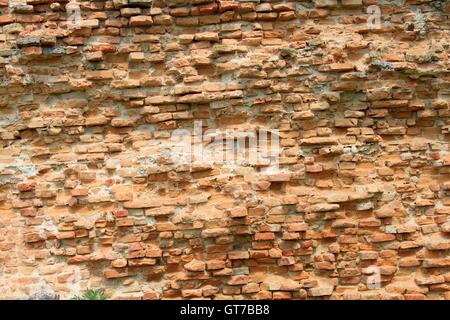 Vecchio muro di mattoni Foto Stock