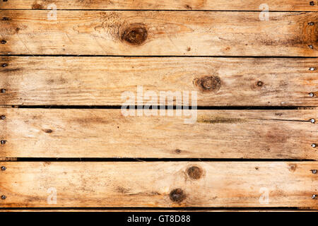 La tessitura di un pallet di legno Foto Stock