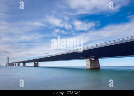 Cinghia grande ponte tra Fyn e Zelanda, Danimarca Foto Stock