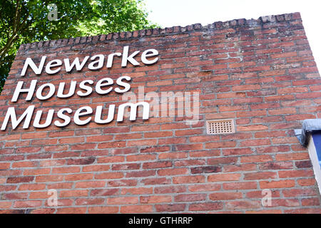 Case Newarke museo,Leicester,UK. Foto Stock