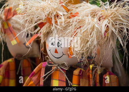 bambola con cerotto di cavolo. Giocattoli tradizionali per bambini in vendita. Swanage Dorset Inghilterra Regno Unito Foto Stock