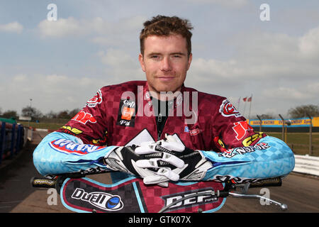 Stuart Robson di Lakeside Lakeside Martelli Press & giorno di pratica presso Arena Essex Raceway - 17/03/09 Foto Stock