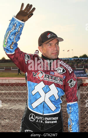 Sebastian Ulamek di Lakeside Martelli - Lakeside Martelli vs Poole Pirates - Sky Sport Elite League Speedway a Arena Essex Raceway, Hereford - 07/06/13 Foto Stock