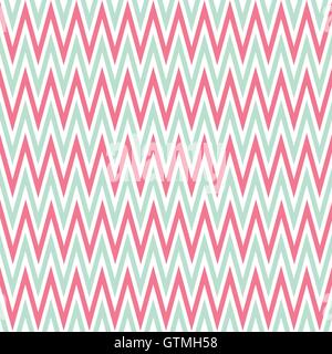 Rosa e rosa chevron pattern senza giunture Illustrazione Vettoriale