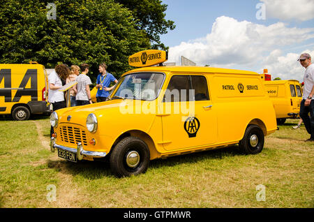 AA abbattere i veicoli sul display a Goodwood Festival della velocità Foto Stock