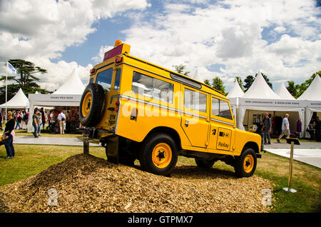 AA abbattere i veicoli sul display a Goodwood Festival della velocità Foto Stock