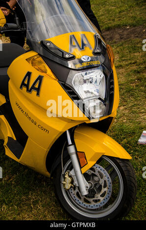 AA abbattere i veicoli sul display a Goodwood Festival della velocità Foto Stock