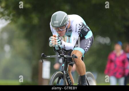 Bristol, Regno Unito. 10 settembre 2016. Tour della Gran Bretagna stage 7a, prova a tempo. Hayden McCormick di uno Procycling Credit: stili di Neville/Alamy Live News Foto Stock