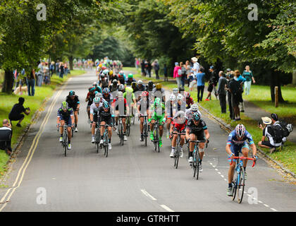 Bristol, Regno Unito. Decimo Sep, 2016. Tour della Gran Bretagna in bicicletta, stadio 7a, Bristol. Il Peloton durante la fase sette Credito: Azione Sport Plus/Alamy Live News Foto Stock