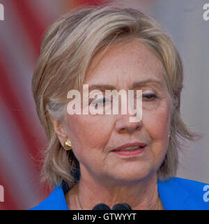 Kansas City, Missouri, Stati Uniti d'America 8 Settembre, 2016 Hillary Clinton affronta la Nazionale Convenzione battista Credito: Mark Reinstein Foto Stock