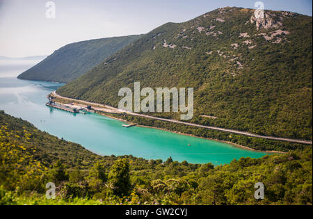 Plomin bay, Croazia, Istria Foto Stock