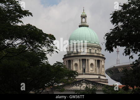 Cupola della Galleria Nazionale di Singapore Foto Stock