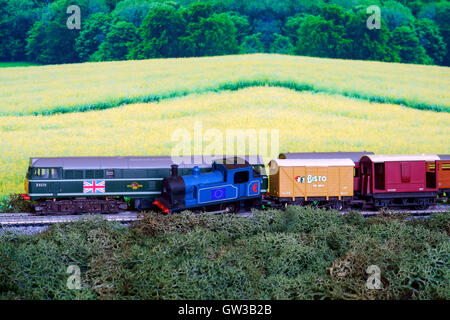 L'UE gravy treno della Unione europea concetto foto seguenti brexit Foto Stock