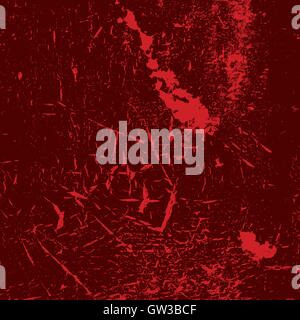 Rosso sfondo Grunge Illustrazione Vettoriale