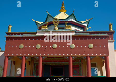 Tempio buddista in Verhne-Beryozovsky Datsan Ulan-Ude città. Repubblica dei Buriati. La Russia. Foto Stock