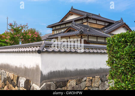 Hagi, Giappone ex castello le vie del paese. Foto Stock