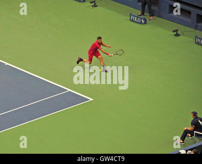 Flushing Meadows, New York. Il 9 settembre, 2016. Stan Wrawrinka. Credito: Veronica Bruno/Alamy Live News Foto Stock