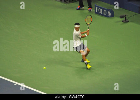 Flushing Meadows, New York. Il 9 settembre, 2016. Kei Nishikori. Credito: Veronica Bruno/Alamy Live News Foto Stock