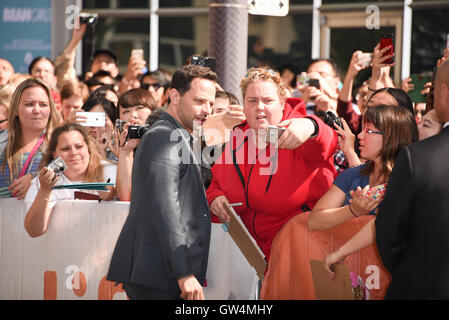 Toronto, Ontario, Canada. Undicesimo Sep, 2016. Attore NICK KROLL assiste il "ing" premiere durante il 2016 Toronto International Film Festival alla principessa di Galles teatro di Settembre 11, 2016 a Toronto in Canada. Credito: Igor Vidyashev/ZUMA filo/Alamy Live News Foto Stock