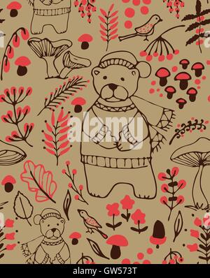 Disegnata a mano perfetta configurazione vettore Illustrazione Vettoriale