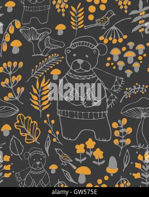 Disegnata a mano perfetta configurazione vettore Illustrazione Vettoriale