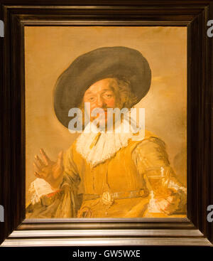 'Un militiaman tenendo un berkemeyer' 'buon bevitore' 1628-1630 Frans Hals Foto Stock