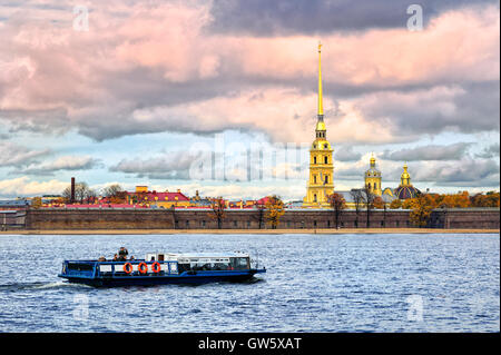 San Pietroburgo, Russia, la fortezza di Pietro e Paolo Foto Stock