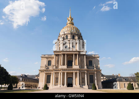 Les Invalides - Dôme des Invalides e la tomba di Napoleone I, Parigi, Francia Foto Stock